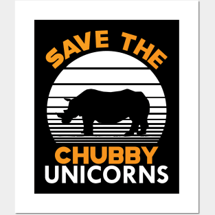 Rhino - Save the chubby unicorn Posters and Art